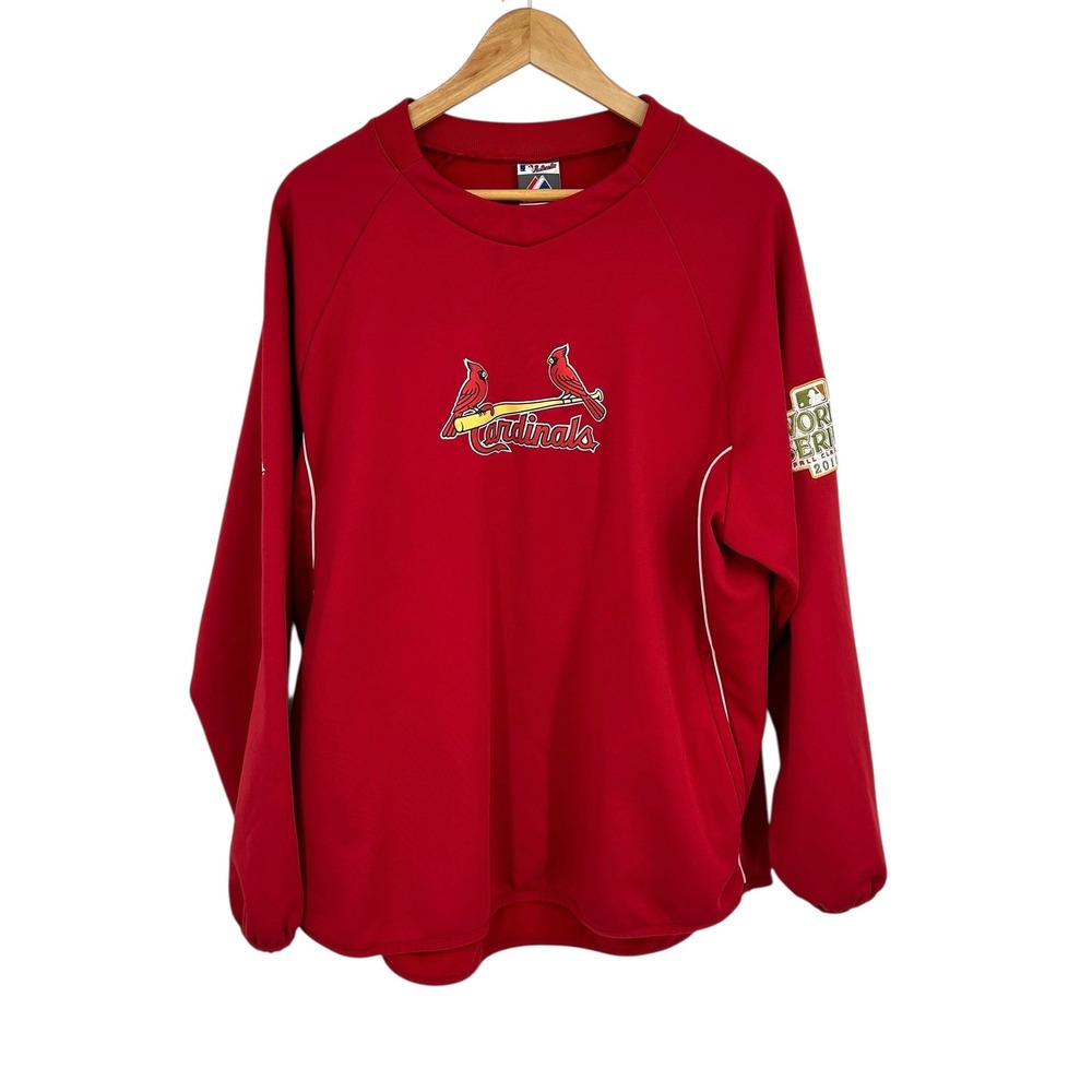 Majestic St. Louis Cardinals Therma Base pullover shirt the 2011‎ World Series